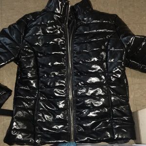 Made in Italy Polyester and Polyurethane Shony Quilted Heavy Winter Coat!Puffer?